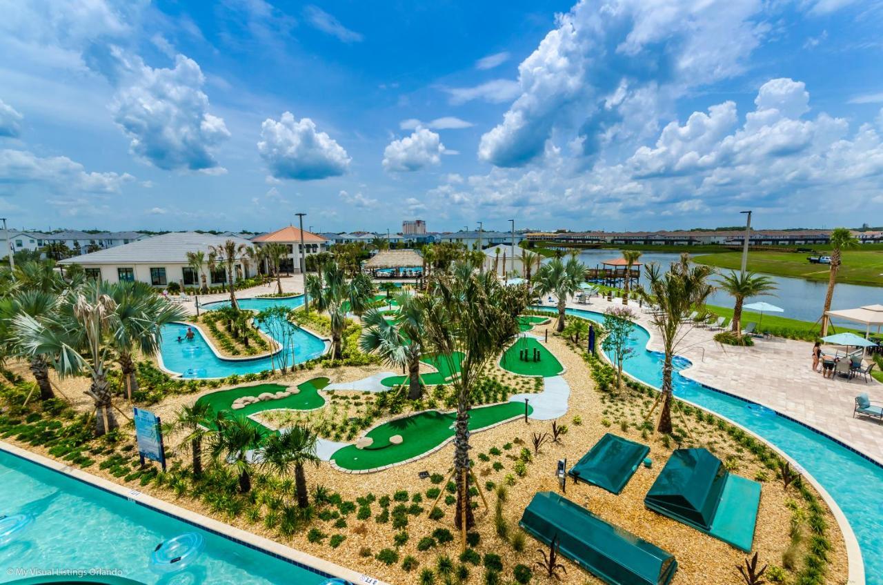 Modern Townhome Wprivate Pool Free Water Park Kissimmee Esterno foto