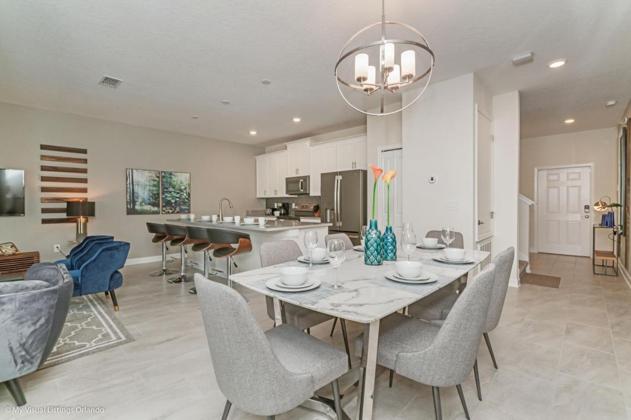 Modern Townhome Wprivate Pool Free Water Park Kissimmee Esterno foto